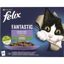 Krmivo pre mačky FELIX Fantastic výber so zeleninou 12 x 85 g