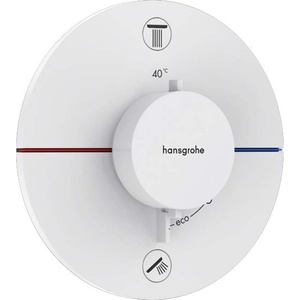 Hansgrohe ShowerSelect Comfort - Термостатен смесител за вграждане, за 2 консуматора, бял мат 15554700 (15554700)