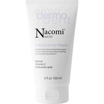 Nacomi Dermo Retinol Body Cream tělový krém s retinolem a vitamínem C 150 ml