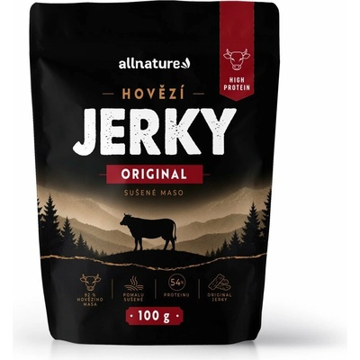 Allnature Hovězí Jerky Original 100 g
