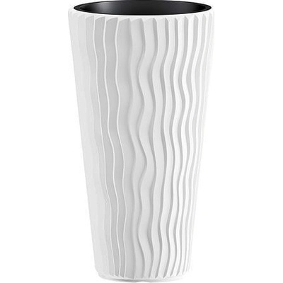 Strend Pro Kvetinac Sandy Slim 400 biely
