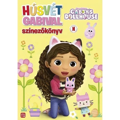 Móra Könyvkiadó Къщата за кукли на Габи - Великден с Габи - Книжка за оцветяване (mo5194)