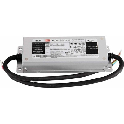 Spínaný proudový LED zdroj Mean Well XLG-150-H-A, nastavitelný výstup 1400-4170mA / 27-56V / 150W
