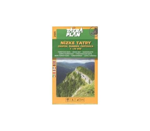 Mapa Nízke Tatry