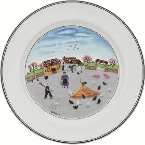 Villeroy & Boch Чиния за вечеря Design Naif Poultry Farm 27 см (10-2337-2624)