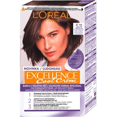 L´Oréal Excellence Cool Creme 5.11 Ultra popelavá světlá