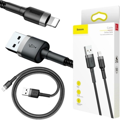 Baseus CALKLF-AG1 USB-A -> Lightning / iPhone, 50cm, černý