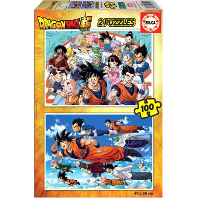 Educa - Puzzle 2x100 Dragon Ball - 100 piese