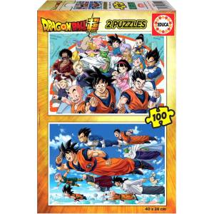 Educa - Puzzle 2x100 Dragon Ball - 100 piese