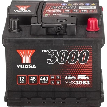 Image 1 of YUASA 3000 12V 45Ah 440A right+ (YBX3063)
