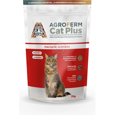 Agroferm Cat Plus овкусен симбиотик - за котки 70 г