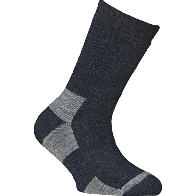 Alpacasocks&Co Детски спортни чорапи Alpacasocks&Co Merino Kids Sports socks - Blu / Argento - размер 27-30 (EU) (201-7549-0112)