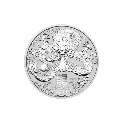 The Perth Mint strieborná minca Lunar Series III Year of Dragon 2024 1 oz