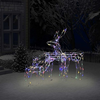 shumee Vianočný stromček kužeľ 160 LED dovnútra aj von 78x120 cm