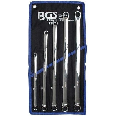 BGS technic Sada oboustranných očkových klíčů velmi dlouhé 8 - 19 mm 5dílná BGS 1187