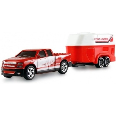 Amewi RC Pickup na vysílačku s přívěsem pro koně 1:64 AMEWI Trade e.K. RC_315067 RTR 1:64