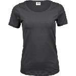 TEE JAYS tj450 / Дамска еластична тениска - тъмносива xxl (18045067005)