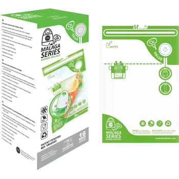 Fosa Home Торбички за вакуумиране Fosa Home - Malaga, 16 броя, M/2 L, 30 х 20 cm (FOSA VB 10163)