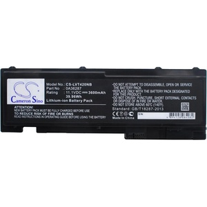 Cameron Sino Lenovo ThinkPad T420s T420si T430s 42T4846, 11.1V, 3600mA CAMERON SINO (CS-LVT420NB)