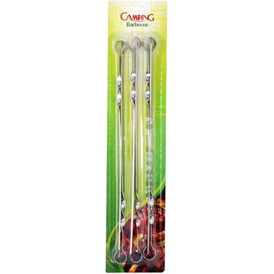Nerezové grilovacie ihlice TORO 60 cm, sada 6 ks