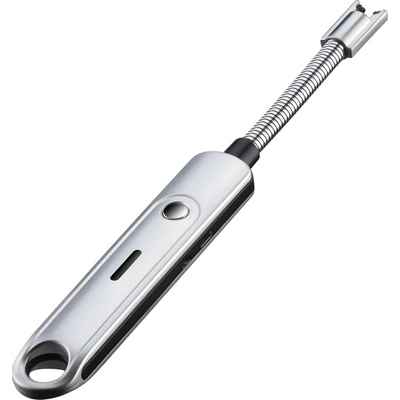 HARAHU Univerzálny elektrický s USB nabíjaním Strieborná