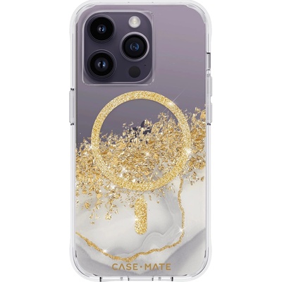 Case-Mate Калъф Case-Mate - Karat Marble MagSafe, iPhone 14 Pro, многоцветен (CM049030)