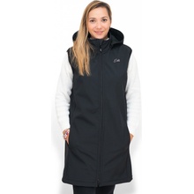 Esito dámská dlouhá softshellová vesta Black