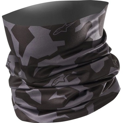 Nákrčník CAMO NECK TUBE ALPINESTARS čierna sivá