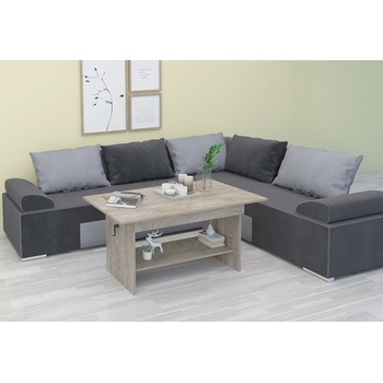 Голд - Аполо Разтегателна маса ЕЛИ с повдигащ механизъм дъб норте