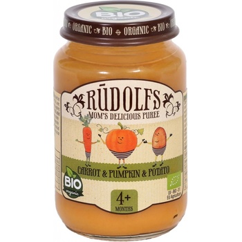 RUDOLFS Bio príkrm mrkva tekvica a zemiaky 190 g