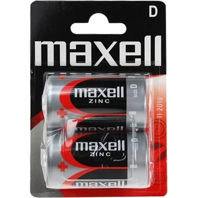 Maxell Цинк манганова батерия maxell r20 -2 бр. в блистер- 1.5v (r20)