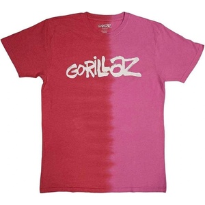 Gorillaz Two-Tone Brush Logo (Wash Collection) Red XL Риза (GORTS16MDD04)
