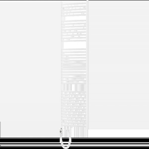 Mexen Ares електрически радиатор 1800 x 500 мм, 900 W, бял - W102-1800-500-2900-20 (W102-1800-500-2900-20)