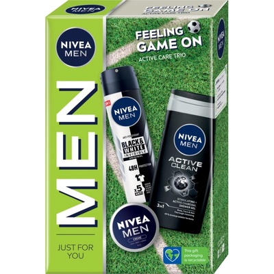 Nivea Men Feeling Game On подаръчен комплект (за тяло и лице) за мъже
