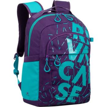 RIVACASE Раница за лаптоп Rivacase 5430 Violet/aqua, до 15.6" (39.62 cm), полиестер, водоустойчивост, лилава (5430 Violet/aqua)