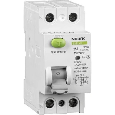 Noark 108270 Ex9L-H 2P 40A 500mA