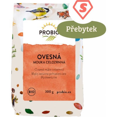 ProBio Ovesná mouka instantní celozrnná Bio 300 g