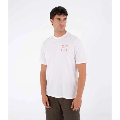 Hurley Printing Press Savage S/S bílá