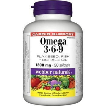 Webber Naturals Omega 3-6-9 1200 mg 150 kapsúl