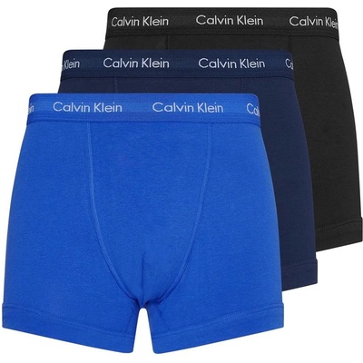 Calvin Klein Боксерки Calvin Klein Cotton Stretch Boxer Shorts - Black/Blue/Nvy