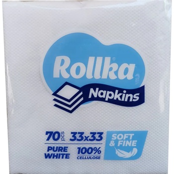 Rollka салфетки бели, 70броя