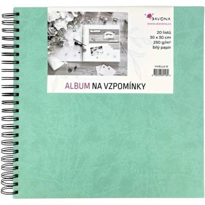 Davona Album kroužkové 30 × 30 cm (250 g/m2, 20 listů) - mátové