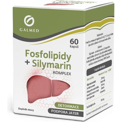 Galmed Fosfolipidy + Silymarin komplex 60 kapslí