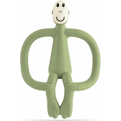Matchstick Monkey hryzadlo a zubná kefka olive