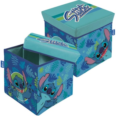Arditex Taburet LILO A STITCH modrý 30×30×30 cm