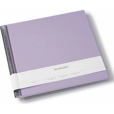 Spiral Economy Album Large cream lilac silk
