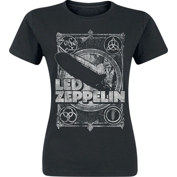 Image 1 of NNM Дамска тениска Led Zeppelin - Реколта - Черен - RTLZEGSBVIN