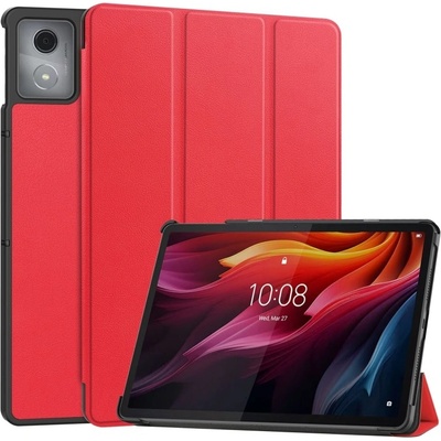 Vsetkonamobil 95995 LEATHER Zaklápací kryt pre Lenovo Tab K11 Plus červený