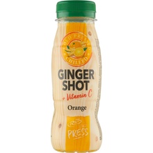 Rio Cold Press Ginger Shot pomarančová šťava lisovaná za studena so zázvorom 180 ml