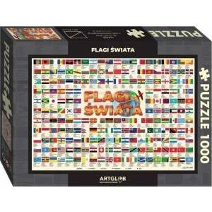 Artglob Пъзел, Artglob, Flags of the world, 1000 части, Картон, Многоцветен